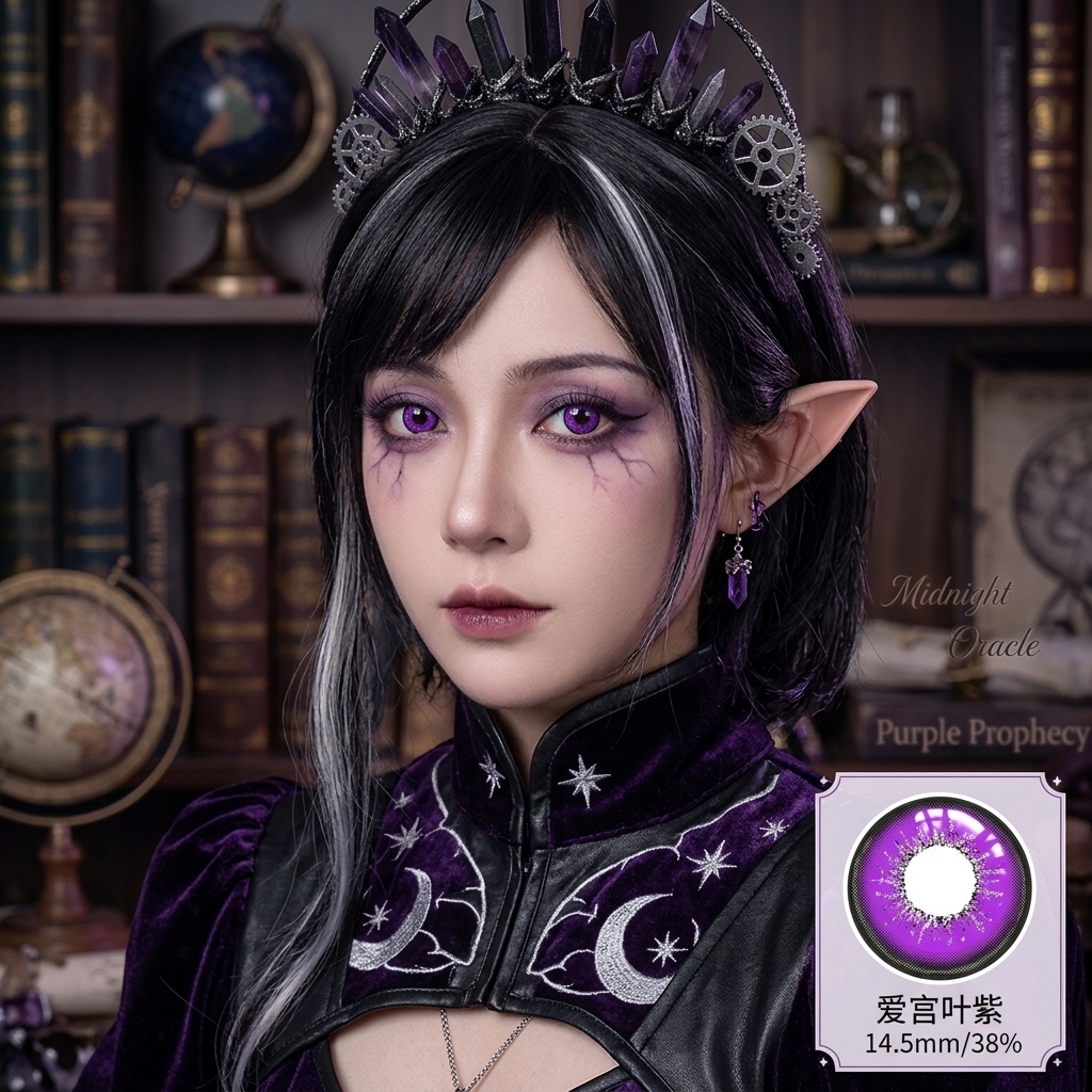 Purple Contact Lenses - Image 2